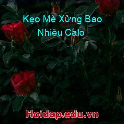 Kẹo Mè Xửng Bao Nhiêu Calo