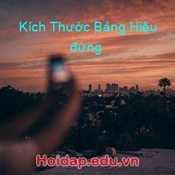Kích Thước Bảng Hiệu đứng