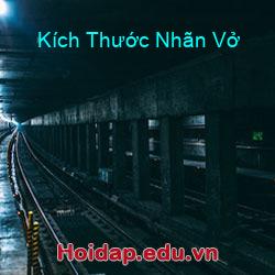 Kích Thước Nhãn Vở