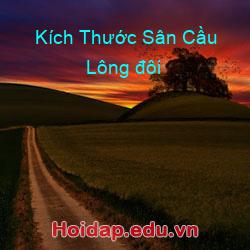 Kích Thước Sân Cầu Lông đôi