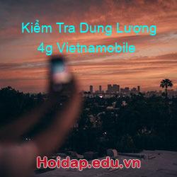 Kiểm Tra Dung Lượng 4g Vietnamobile