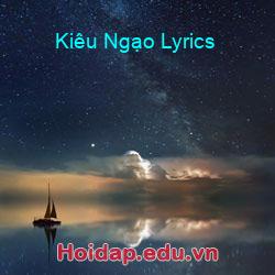 Kiêu Ngạo Lyrics