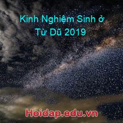 Kinh Nghiệm Sinh ở Từ Dũ 2019