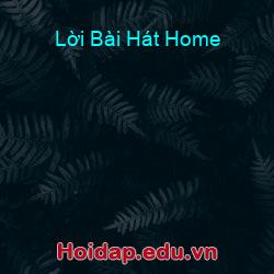 Lời Bài Hát Home