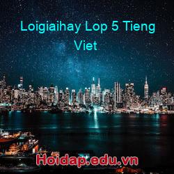 Loigiaihay Lop 5 Tieng Viet