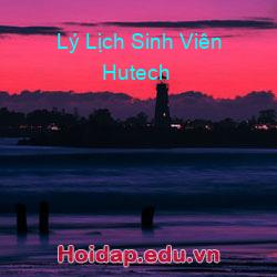 Lý Lịch Sinh Viên Hutech
