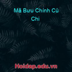 Mã Bưu Chính Củ Chi