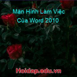 Màn Hình Làm Việc Của Word 2010