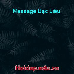 Massage Bạc Liêu