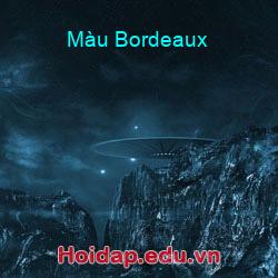 Màu Bordeaux