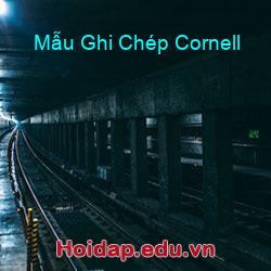 Mẫu Ghi Chép Cornell