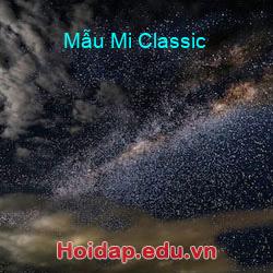 Mẫu Mi Classic