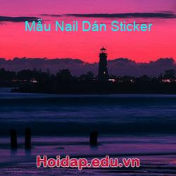 Mẫu Nail Dán Sticker