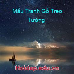 Mẫu Tranh Gỗ Treo Tường