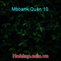 Mbbank Quận 10