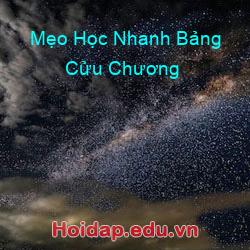 Mẹo Học Nhanh Bảng Cửu Chương