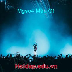 Mgso4 Màu Gì
