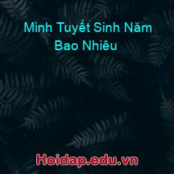 Minh Tuyết Sinh Năm Bao Nhiêu