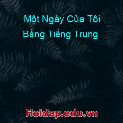 Một Ngày Của Tôi Bằng Tiếng Trung