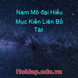 Nam Mô đại Hiếu Mục Kiền Liên Bồ Tát