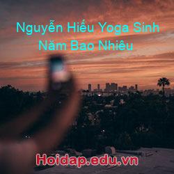 Nguyễn Hiếu Yoga Sinh Năm Bao Nhiêu
