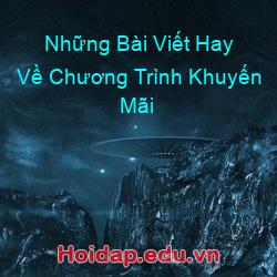 Những Bài Viết Hay Về Chương Trình Khuyến Mãi