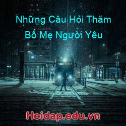 Những Câu Hỏi Thăm Bố Mẹ Người Yêu