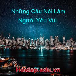 Những Câu Nói Làm Người Yêu Vui