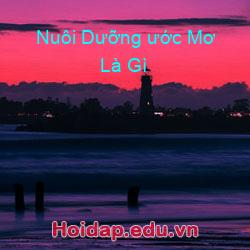 Nuôi Dưỡng ước Mơ Là Gì
