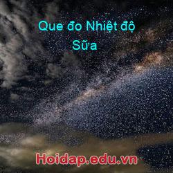 Que đo Nhiệt độ Sữa