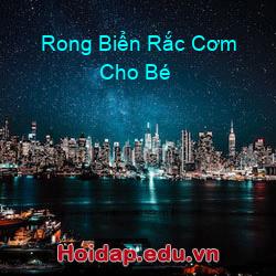 Rong Biển Rắc Cơm Cho Bé