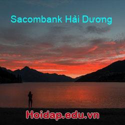 Sacombank Hải Dương