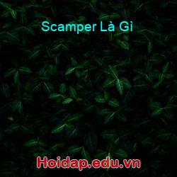 Scamper Là Gì