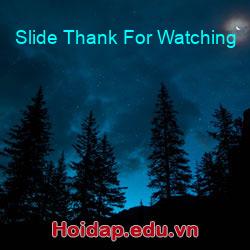 Slide Thank For Watching