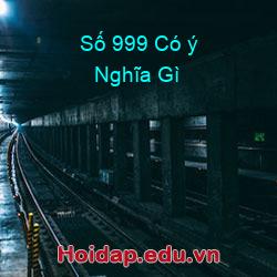 Số 999 Có ý Nghĩa Gì