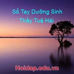 Sổ Tay Dưỡng Sinh Thầy Tuệ Hải