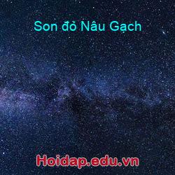 Son đỏ Nâu Gạch