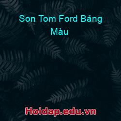 Son Tom Ford Bảng Màu