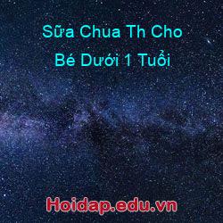 Sữa Chua Th Cho Bé Dưới 1 Tuổi