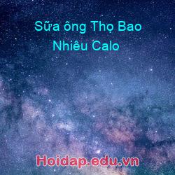Sữa ông Thọ Bao Nhiêu Calo