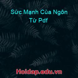 Sức Mạnh Của Ngôn Từ Pdf