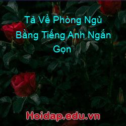 Tả Về Phòng Ngủ Bằng Tiếng Anh Ngắn Gọn