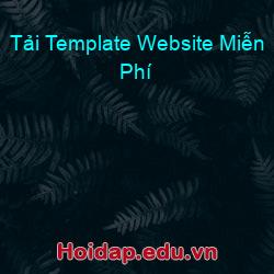 Tải Template Website Miễn Phí