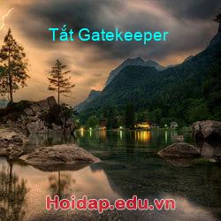 Tắt Gatekeeper