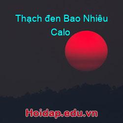 Thạch đen Bao Nhiêu Calo
