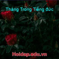 Tháng Trong Tiếng đức