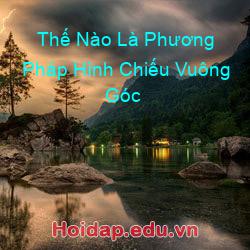 Thế Nào Là Phương Pháp Hình Chiếu Vuông Góc