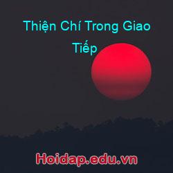 Thiện Chí Trong Giao Tiếp