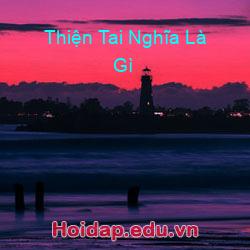 Thiện Tai Nghĩa Là Gì