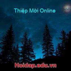 Thiệp Mời Online